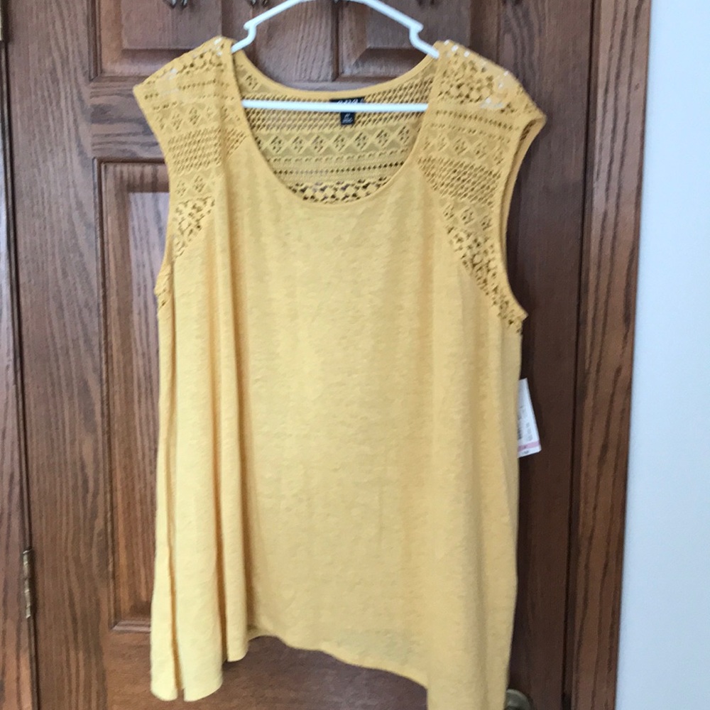 ANA short sleeve lace top size 2X